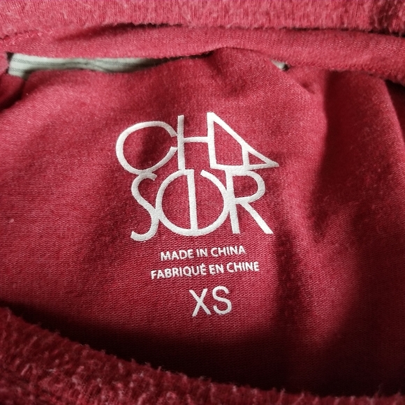 Chaser Saturday Stars Sweatshirt Open Back XS - Picture 8 of 9